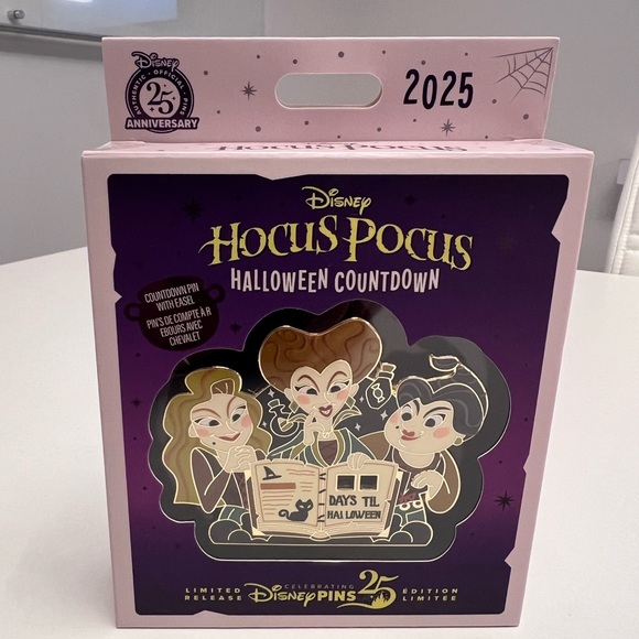 Disney Hocus Pocus Halloween Countdown Jumbo Trading Pin Limited Edition New2025 - Picture 8 of 11